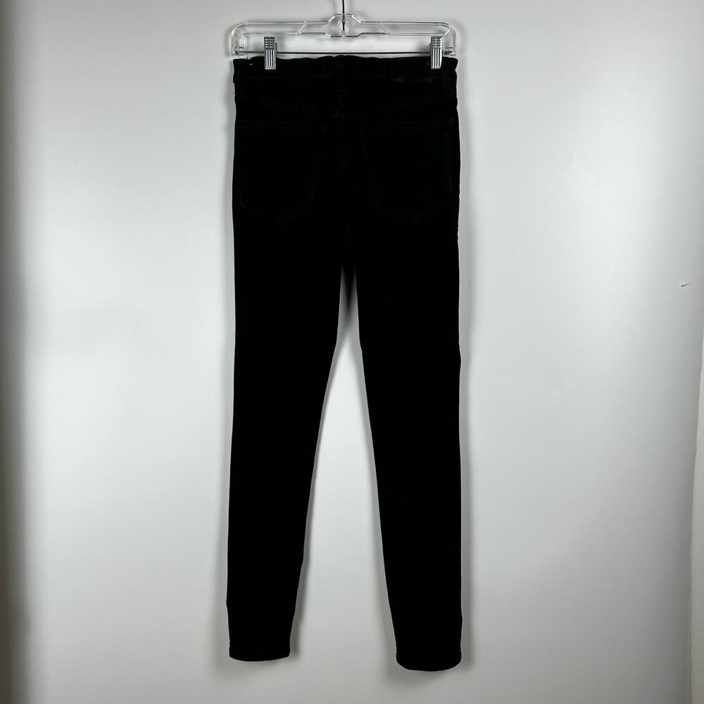 Madewell Roadtripper Jeans Black Ankle Skinny Lightweight Stretch Womens Size 27 - Picture 9 of 12